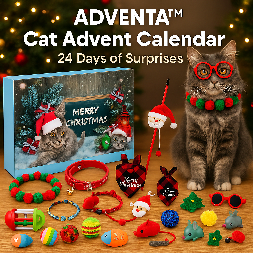 ADVENTA™ Cat Advent Calendar — 24 Days of Holiday Fun