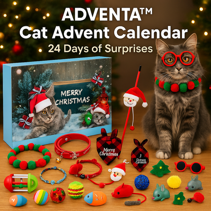 ADVENTA™ Cat Advent Calendar — 24 Days of Holiday Fun